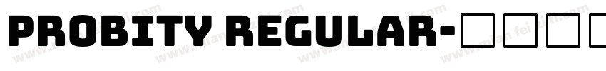 Probity Regular字体转换